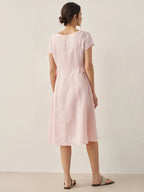 ALEXA | Natural Summer V-Neck Dress