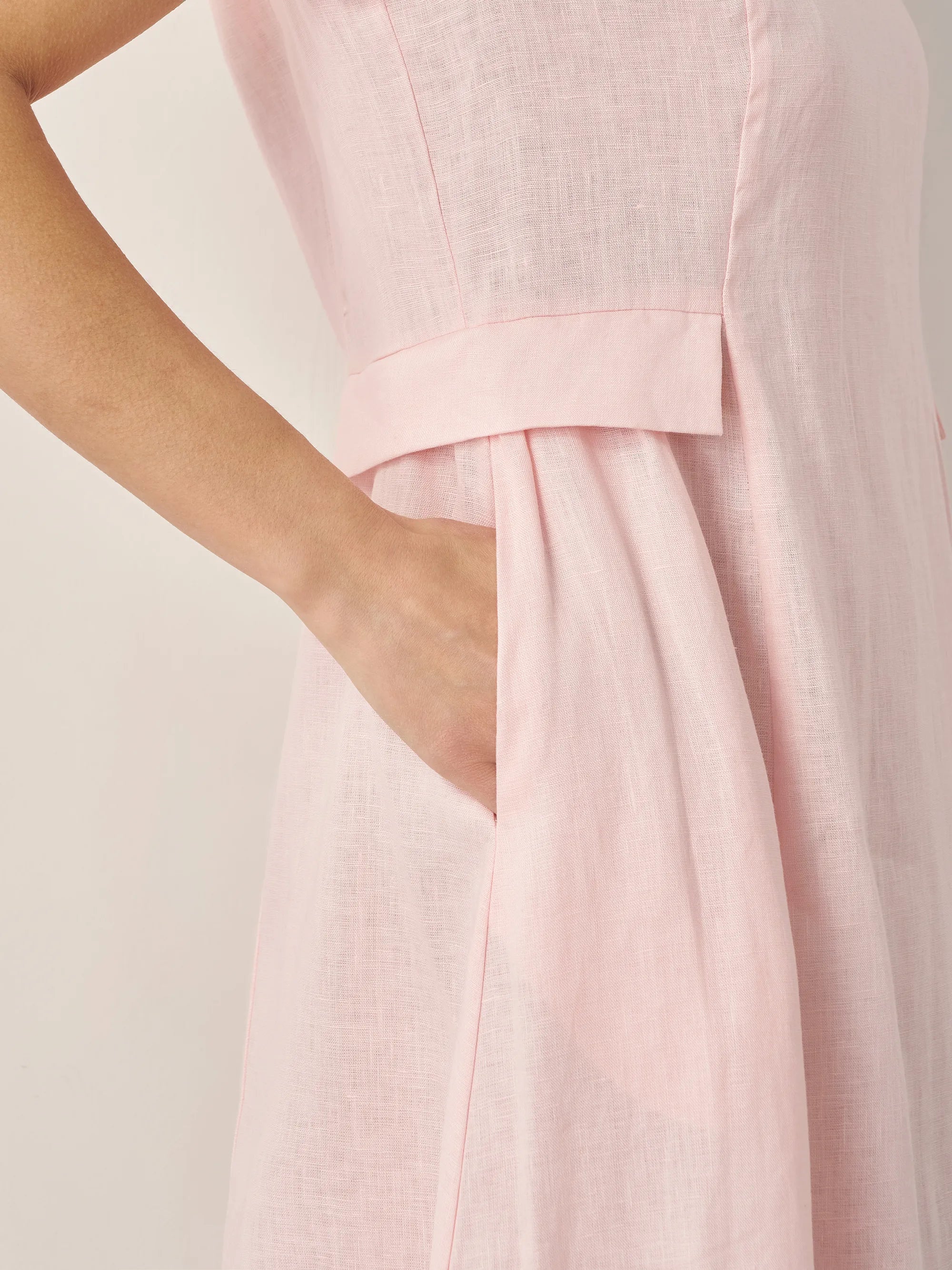 ALEXA | Natural Summer V-Neck Dress