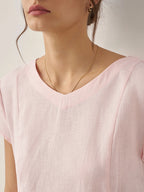 ALEXA | Natural Summer V-Neck Dress