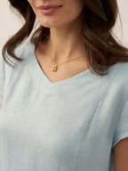 ALEXA | Natural Summer V-Neck Dress