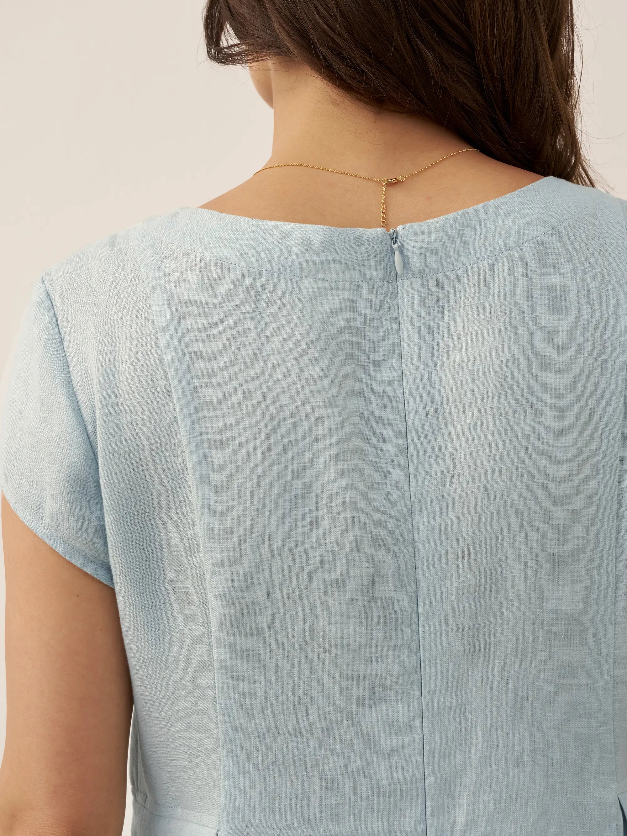ALEXA | Natural Summer V-Neck Dress