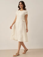 ALEXA | Natural Summer V-Neck Dress