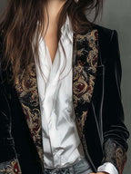 Women’s Baroque Trim Tailored Blazer