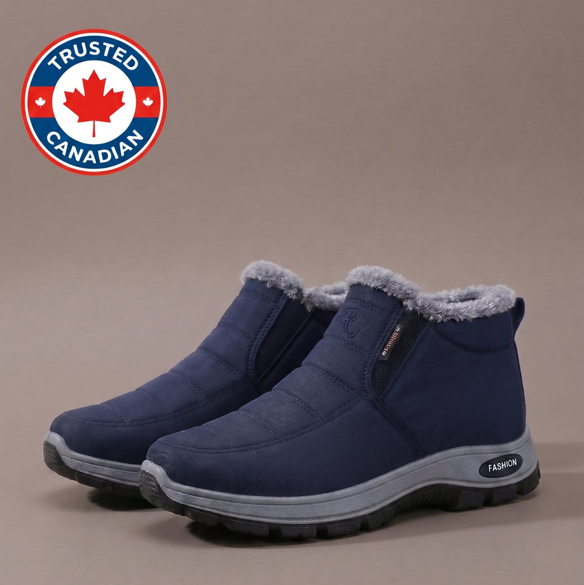 Sianna™ | Quilted Waterproof Slip-On Ankle Boots Blue