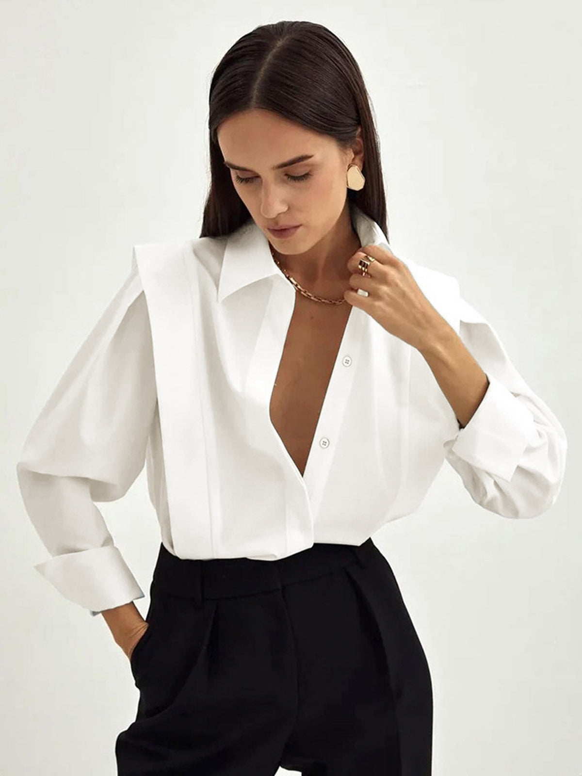Oversized Button Down Shirt