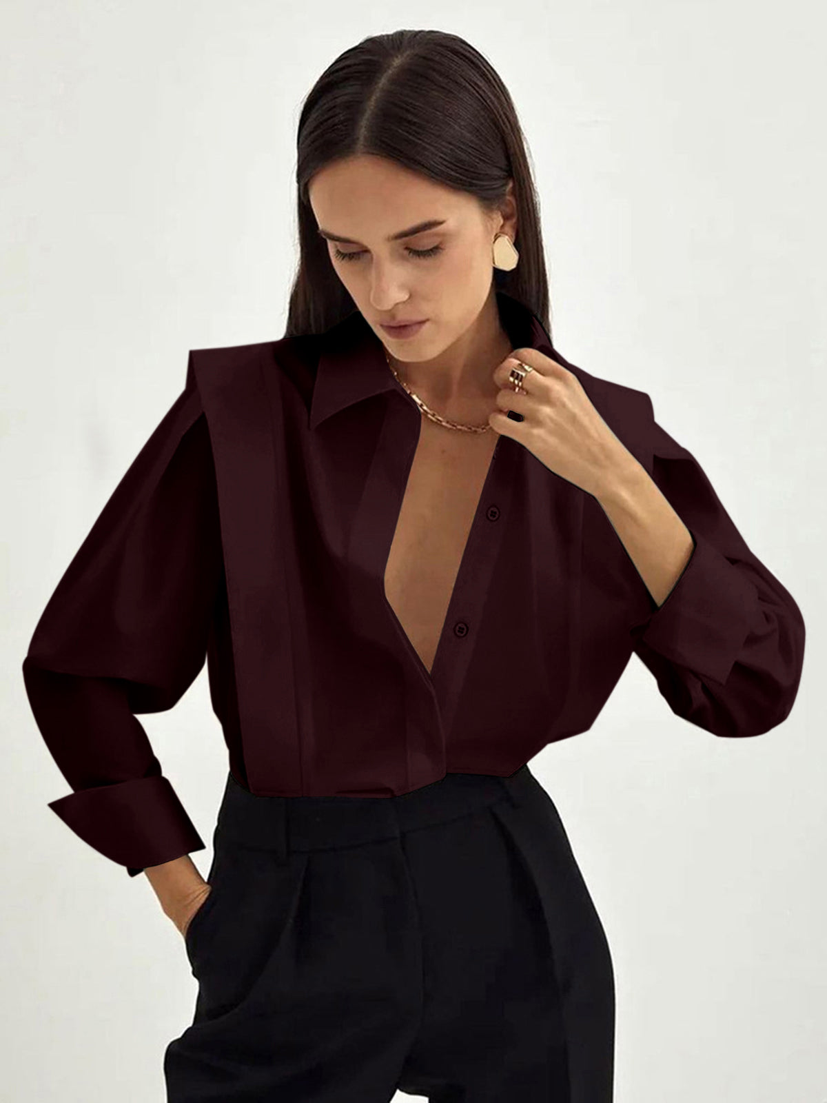 Oversized Button Down Shirt