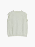 Casual Button Up Sweater Vest
