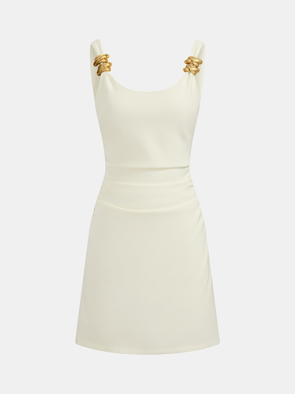 Ring Detail Strappy Bodycon Mini Dress