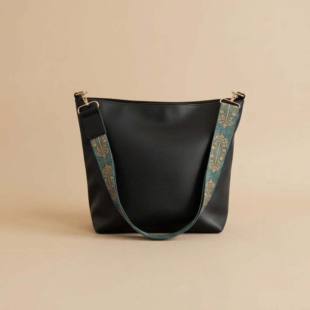 Margot | Vintage Shoulder Bag with Woven Strap
