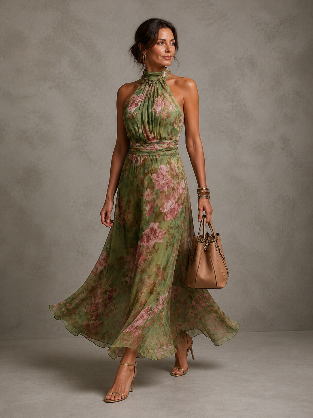 Norma | Elegant Floral Summer Dress
